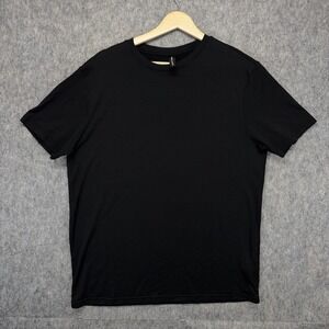 100% Merino Protect T-Shirt Men's Large Short Sleeve Black Baselayer